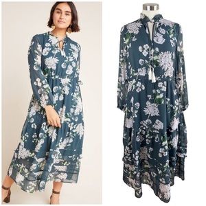 DOLAN LEFT COAST Sandrine Floral Maxi Dress size S